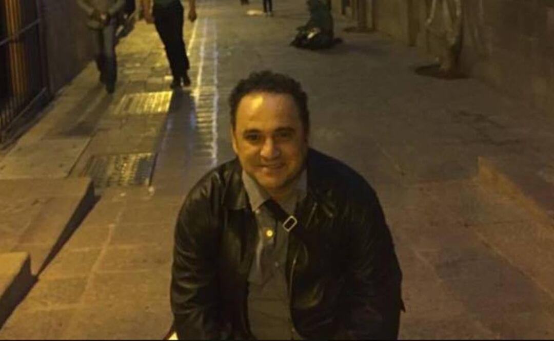 Alberto Aguilera se puso violento con los oficiales que lo detuvieron  FOTO: TOMADA DE FACEBOOK