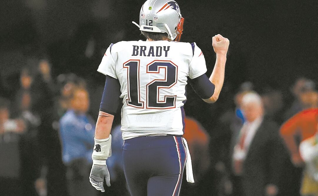 Tom Brady como mariscal de campo de los Patriots / Foto: AFP