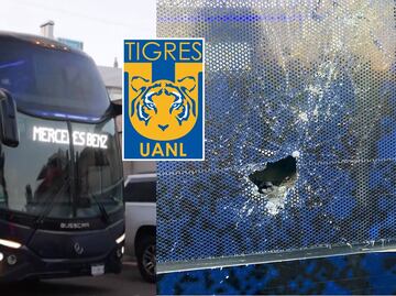 Final Liga MX: Aficionados de América apedrearon el camión de Tigres al llegar al estadio Azteca