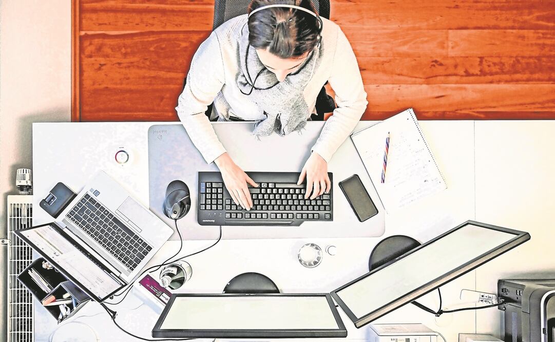 Los modelos de trabajo híbrido tienen más demanda que nunca, dice ManpowerGroup. Foto: Archivo/ EL UNIVERSAL