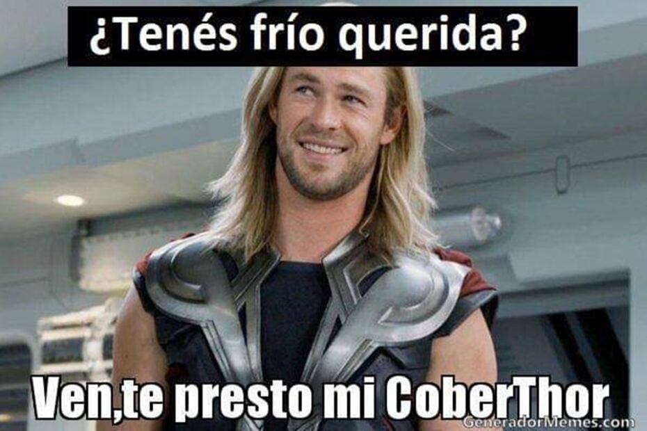 Memes por el frente frío. Foto: Redes sociales