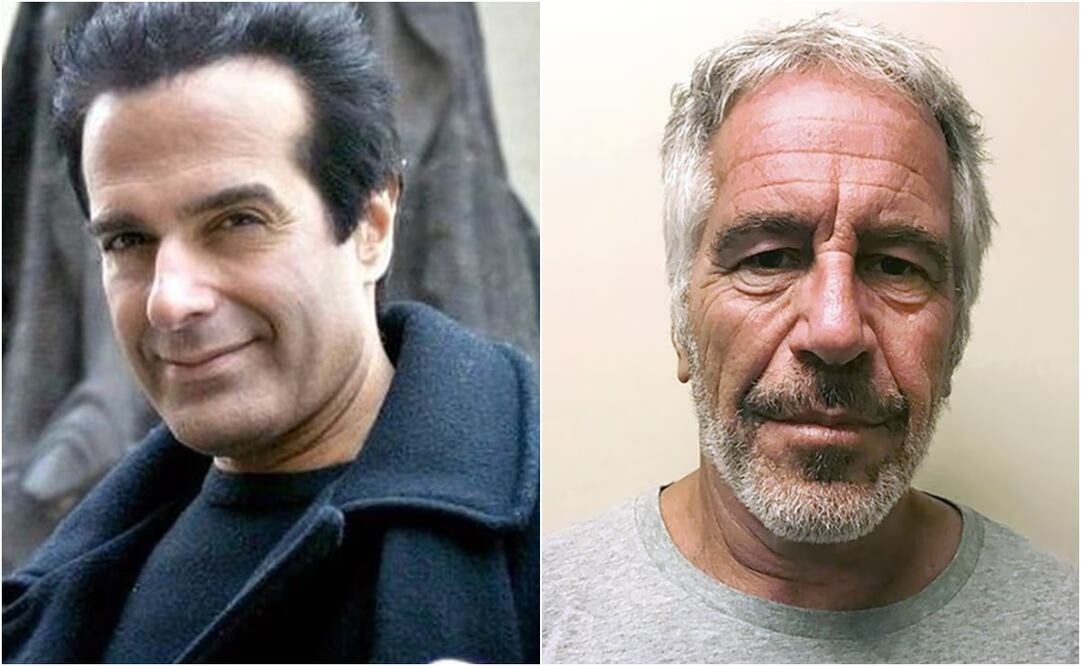 La vez que David Copperfield apareció en la lista de Jeffrey Epstein. Fotos: X y AP