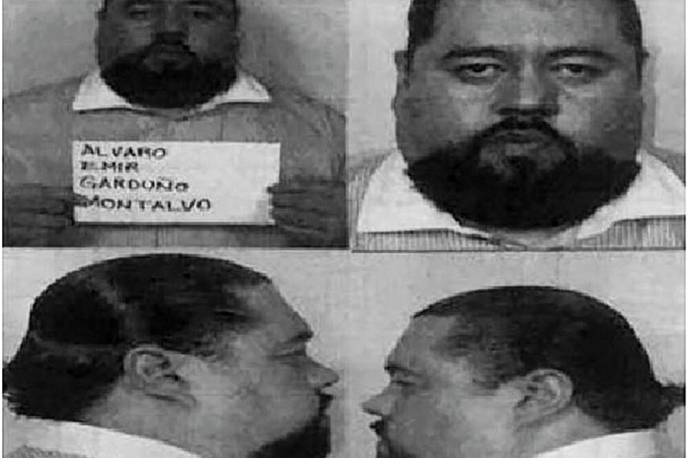 Imágenes que la procuraduría del Estado de México tomó a Emir Garduño Montalvo cuando ingresó a prisión (ESPECIAL)