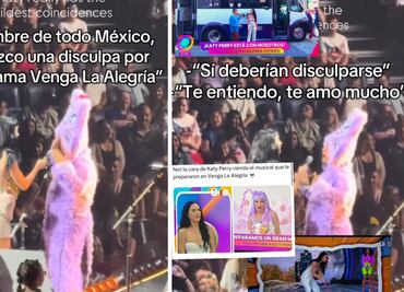 Mexicano se disculpa con Katy Perry tras asistir a Venga la Alegría; “sí deberían disculparse”, dice la cantante