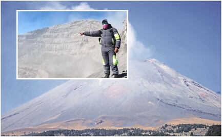 Ejército investiga a influencer por subir al cráter del volcán Popocatépetl