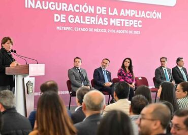 Delfina Gómez inaugura extensión de la Plaza Galerías Metepec; destaca a Edomex como líder en generación de empleos
