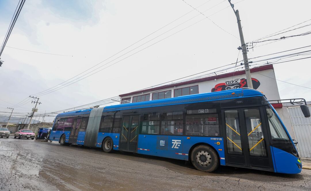 Trolebús Ixtapaluca. Foto: Axel Sánchez