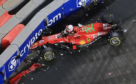 Charles Leclerc sufre terrible accidente que obliga a finalizar la Práctica 2