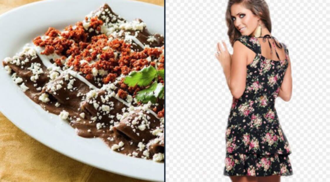 Comparan atuendos de Anahí con fotos de enfrijoladas