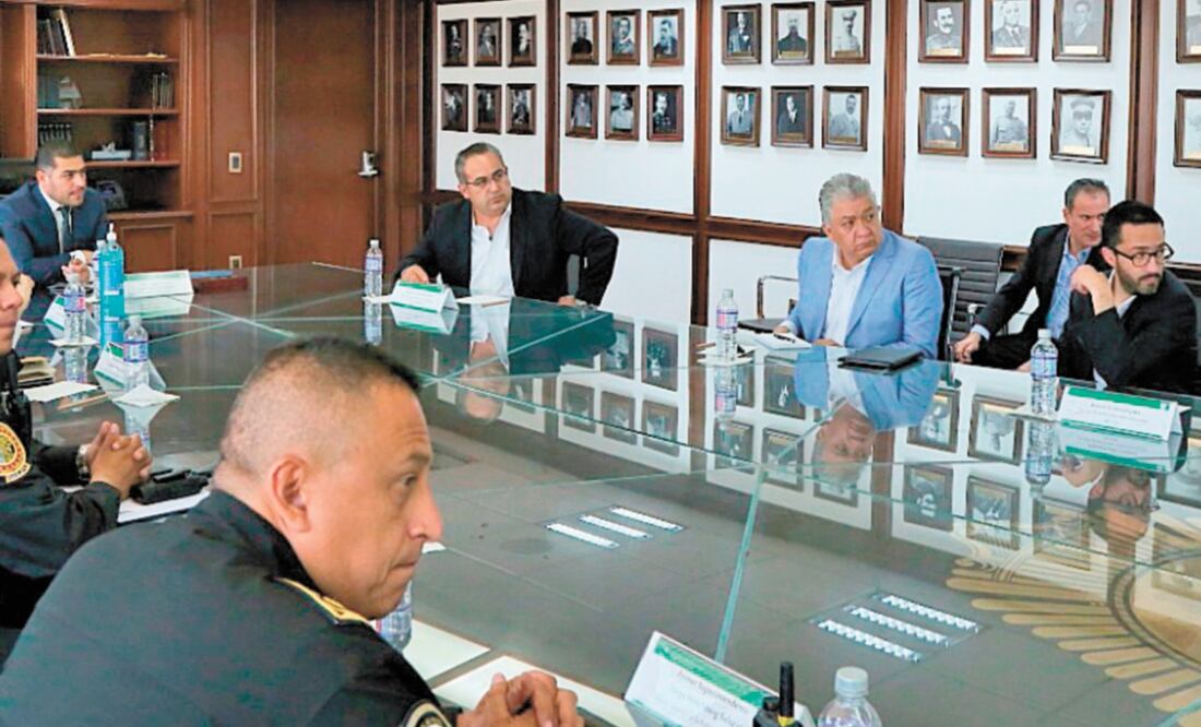 Omar García Harfuch presentó a empresarios de la Ciudad los resultados del operativo para resguardar los negocios. Foto: ESPECIAL