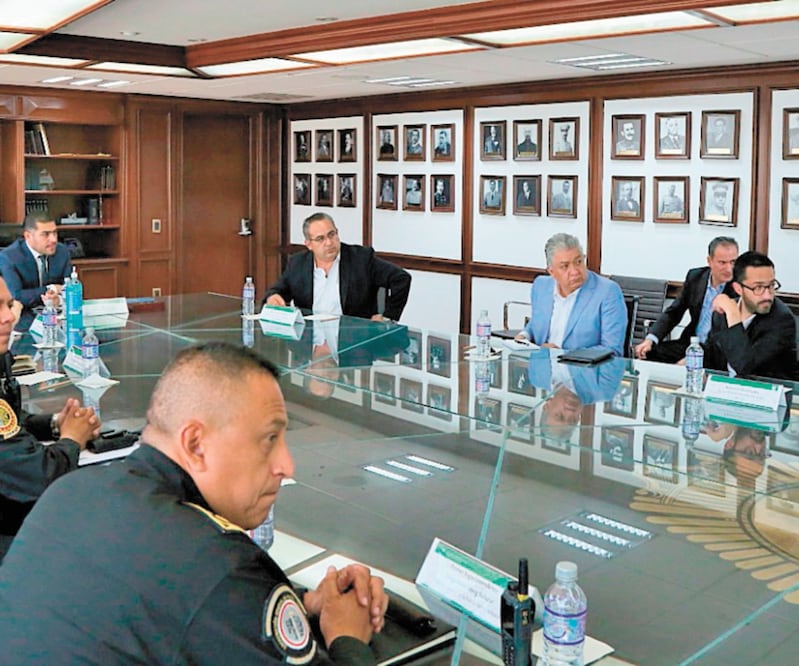 Omar García Harfuch presentó a empresarios de la Ciudad los resultados del operativo para resguardar los negocios. Foto: ESPECIAL