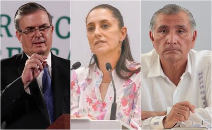 Ebrard, Sheinbaum y Adán, con mayor cobertura mediática