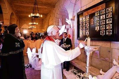 Papa aboga en Egipto por la unidad interreligiosa