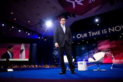 Rubio apela al "compromiso" de los republicanos