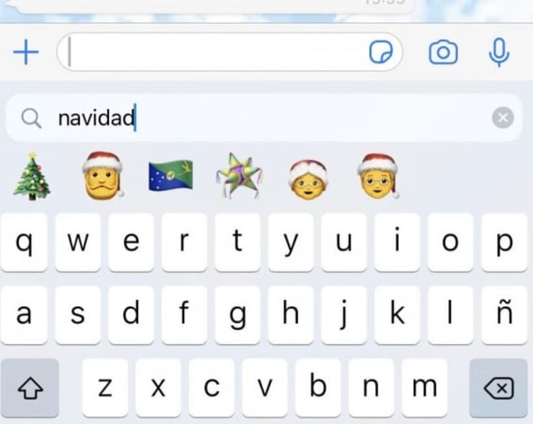 Cómo obtener los emojis de Navidad en WhatsApp