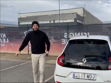 Gerard Piqué llegó a la Kings League a bordo de un Twingo, el auto que mencionó Shakira en su canción