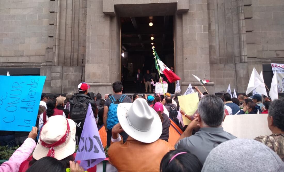 Protesta frente a la Suprema Corte de Justicia de la Nación. Foto: Manuel Espino