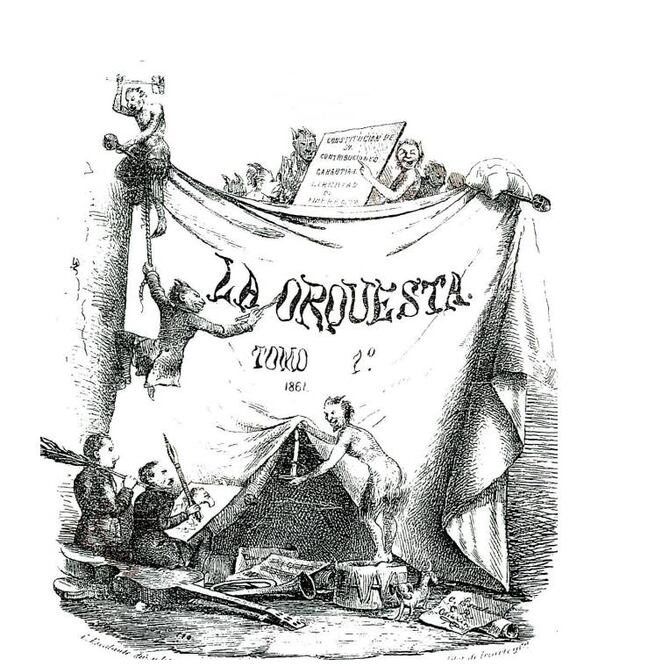 "La Orquesta" desafió a Maximiliano y se burló de Juárez