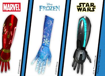 Prótesis hechas con impresora 3D basadas en personajes de Disney