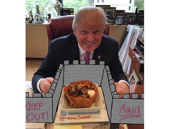 Las redes se burlan del "taco" de Trump
