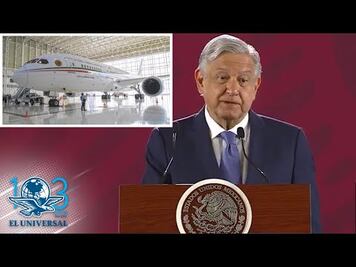 Sí habrá recursos con la venta del avión presidencial, asegura AMLO
