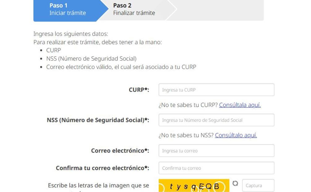 Foto: Captura de pantalla en página de imss