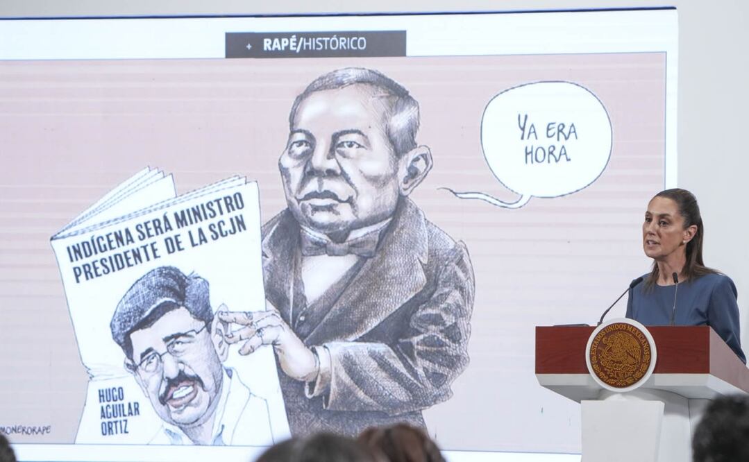 Claudia Sheinbaum en su conferencia matutina en Palacio Nacional el 3 de junio de 2025. Foto: Presidencia