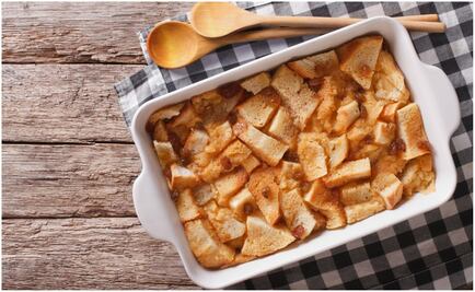Receta de budín de pan fácil y rápida