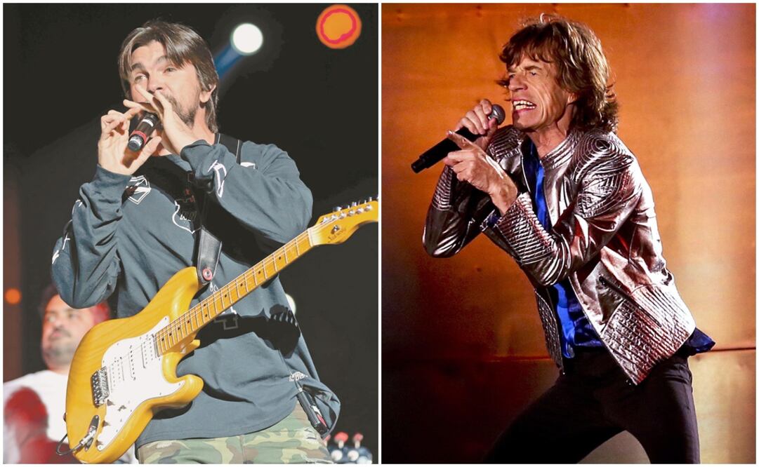 Juanes y The Rolling Stones. Foto: Archivo