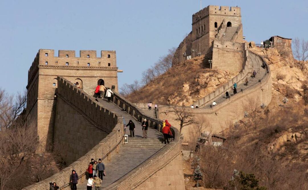 Se calcula que en total la longitud de la Muralla china puede alcanzar los 21 mil kilómetros. Foto: Michael Reynolds/ EFE, Archivo EL UNIVERSAL.