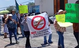 Gobierno de Hidalgo llama al diálogo tras incendio de patrulla en Nopala de Villagrán; pobladores rechazan proyecto carretero
