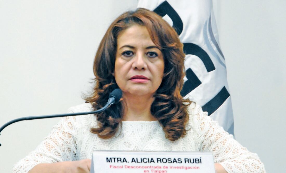 Seguimiento. Alicia Rosas Rubí, fiscal desconcentrada de investigación de Tlalpan, detalló que la víctima sigue en el hospital (ARCHIVO EL UNIVERSAL)