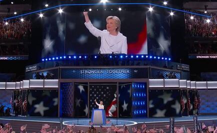 Hillary hace historia y acepta oficialmente candidatura