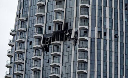 Dron se impacta contra edificio en Dubái y provoca incendio; no se reportan personas heridas