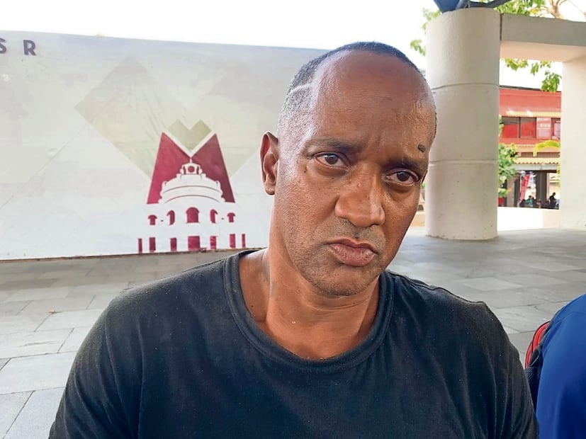 Damián Vallin Rivero trabaja como albañil y gana 200 pesos al día. Foto: María de Jesús Peters / EL UNIVERSAL