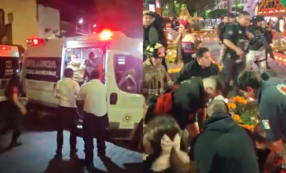 Ataque armado en Festival de Velas, deja lesionado de gravedad al alcalde de Uruapan, Carlos Alberto Manzo Rodríguez
Foto: Captura de pantalla