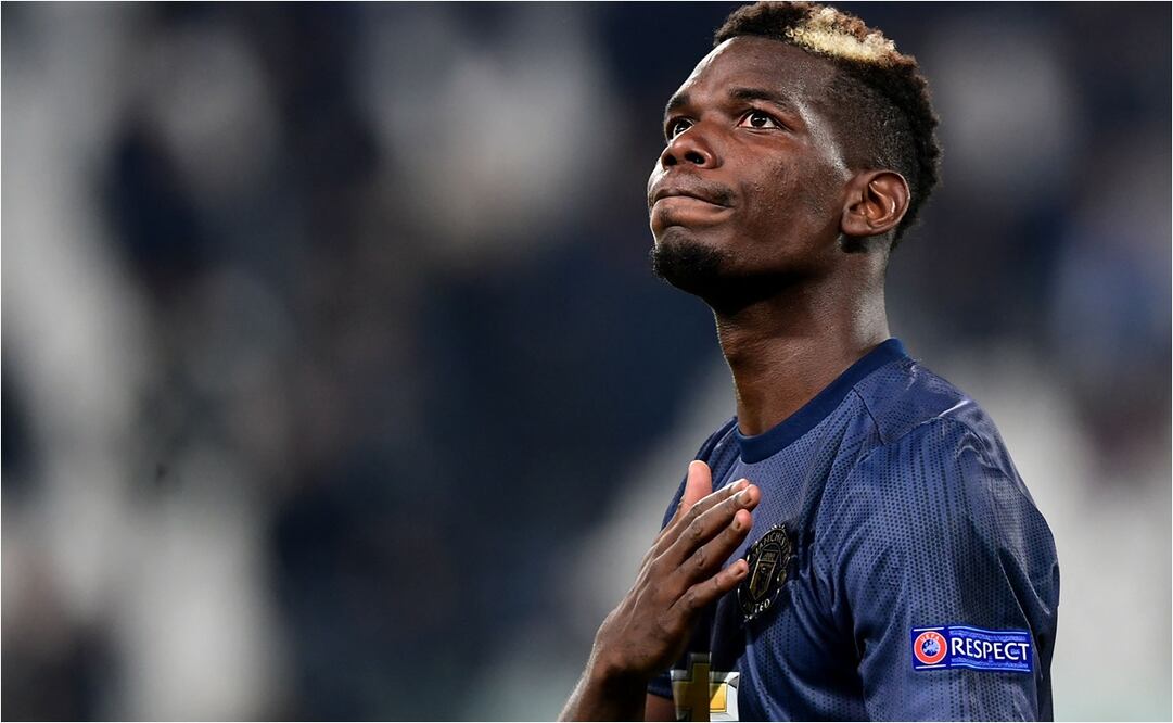 Paul Pogba con la camiseta del Manchester United / Foto: AFP