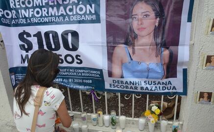 El rostro de Debanhi presenta dos golpes, uno a nivel de la frente y otro en la nariz y boca