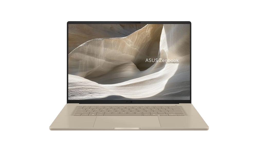 ASUS Zenbook A16 presenta un diseño elegante con Chasis completo de Ceraluminum™. Foto: Cortesía