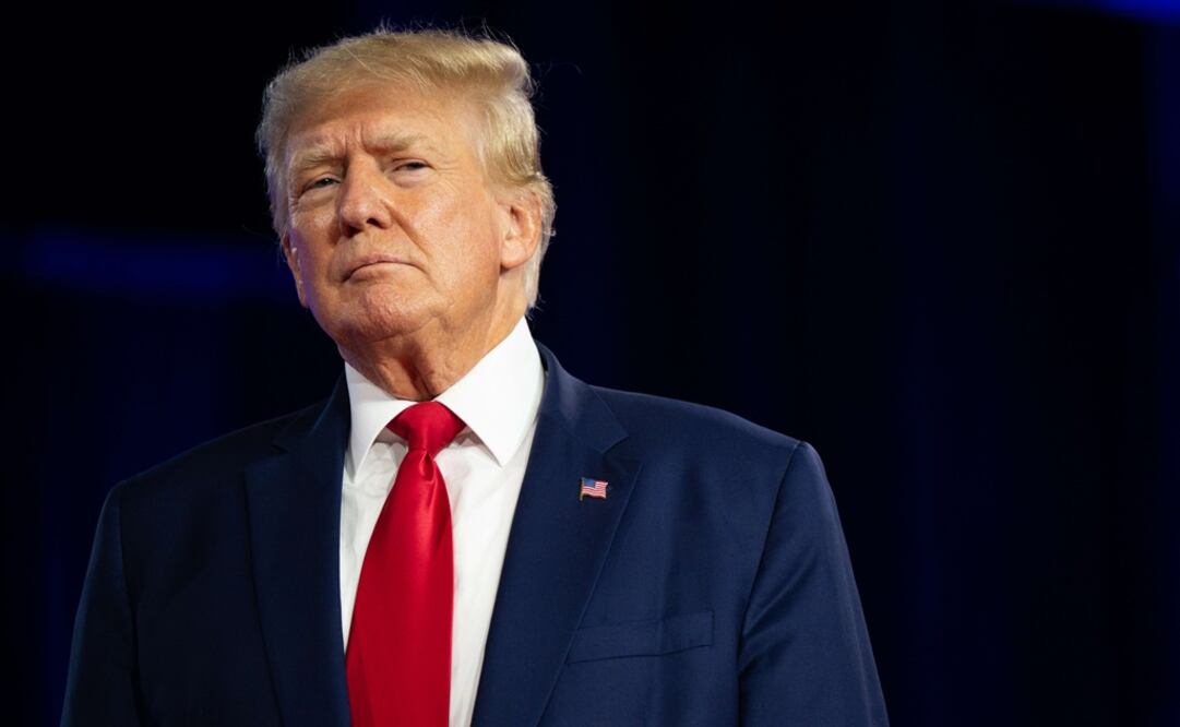 Donald Trump habla en la Conferencia de Acción Política Conservadora (CPAC) en el Hilton Anatole el 6 de agosto de 2022 en Dallas, Texas. Foto: AFP