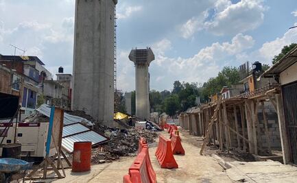 Vecinos de Álvaro Obregón esperan dictámenes de riesgo por obras del Tren Interurbano y advierten protestas