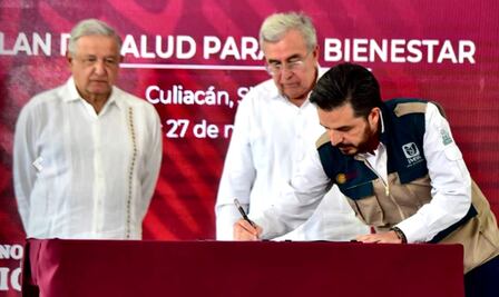 IMSS y Sinaloa firman convenio para federalizar sistema de salud en la entidad