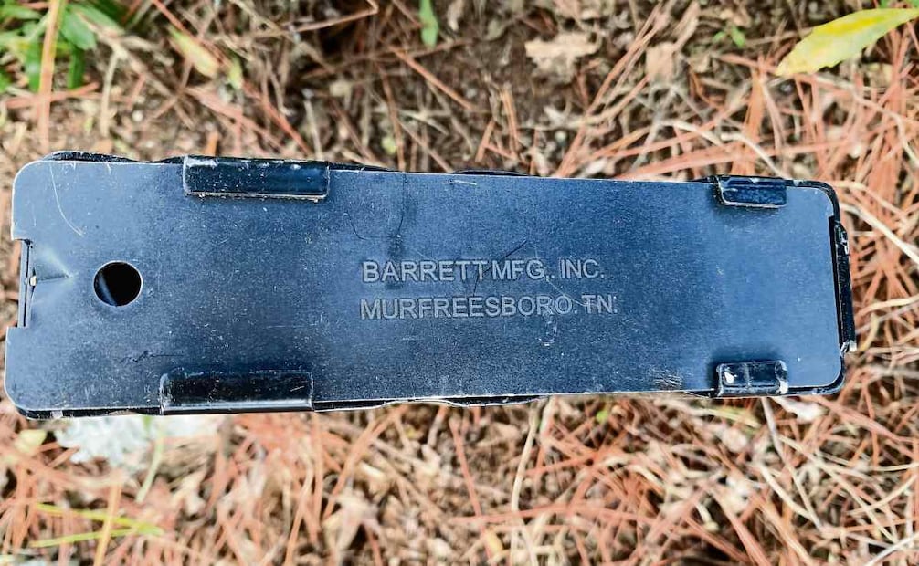 Restos de algunas armas, como el de una Barrett, fueron hallados en las cabañas que servían de refugio al líder del CJNG, Nemesio Oseguera, alias El Mencho o El Señor de los Gallos. Foto: Valente Rosas / EL UNIVERSAL