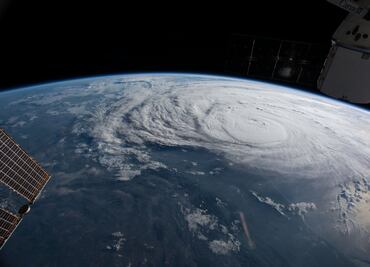 Así se ve el "peligroso" y “catastrófico” huracán "Harvey" desde el espacio