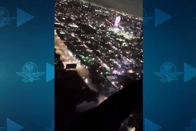 Sobrevuelan CDMX tras sismo