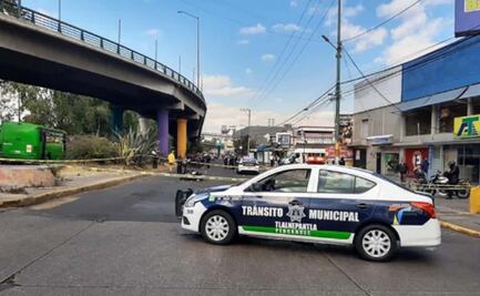 Motociclista muere al derrapar en Tenayuca, Edomex
