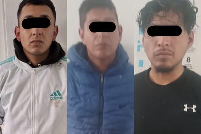Caen 3 por su probable incidencia en robos en Ecatepec; les confiscan réplicas de arma y "marihuana"