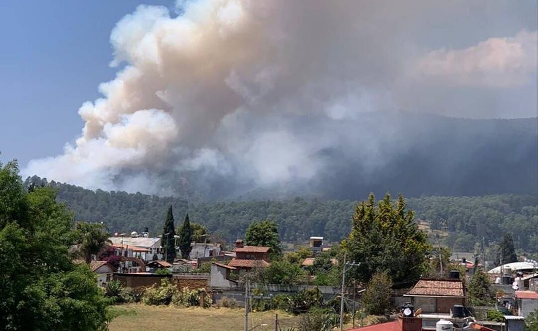 Al menos tres personas murieron derivado de un incendio forestal en el Cerro de La Tina. Foto: Especial