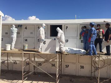 Depositan 20 cuerpos en Panteón Ministerial de Guerrero