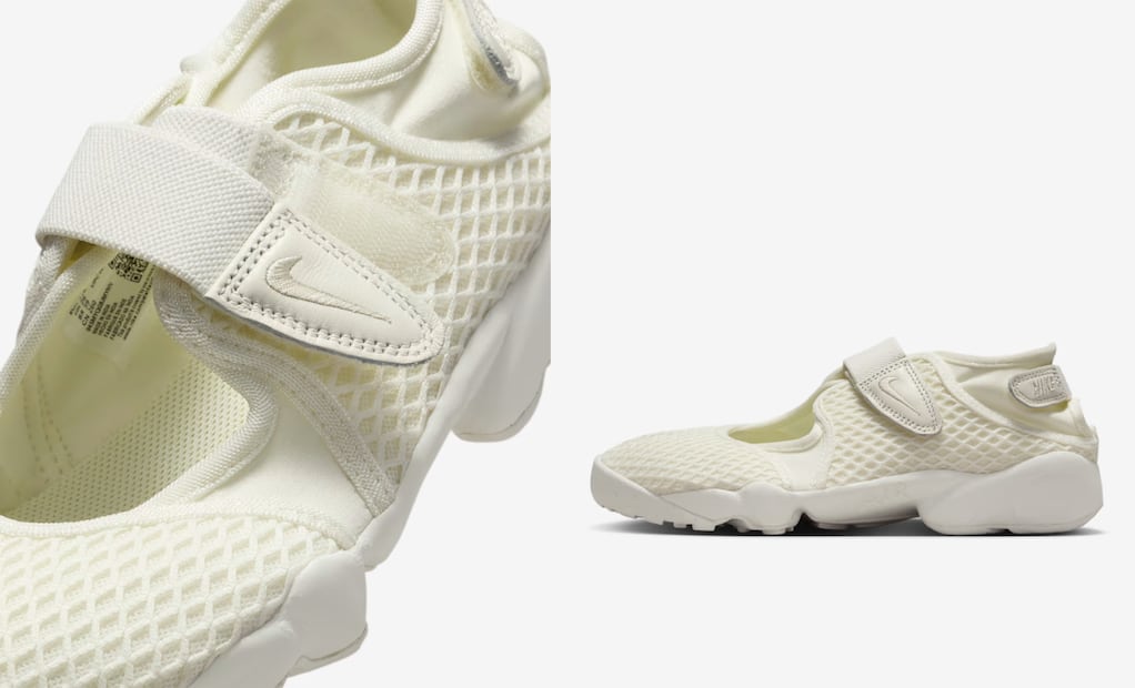Comodidad y estética moderna en las Nike Air Rift. Foto: Nike